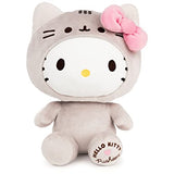 GUND Hello Kitty x Pusheen Stuffed Animal Hello Kitty Costume Plush, 9.5”