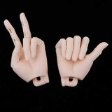 CUTICATE ID72 SD AOD 15 Joints Hands for LUTS SSDF Uncle Doll Body Parts Pink Skin