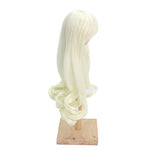 1/3 BJD Doll Wig High Temperature Synthetic Fiber Long Wavy Curly Light Blonde Hair Wig BJD Doll Wigs for 1/3 1/4 1/6 BJD SD Doll(T5404)