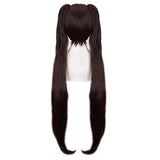 JoneTing Chocolate color Cosplay Synthetic Long Natural Wavy Wigs Hair for Women