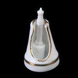 5 PCS White Hamamelidaceae Ceramic Bathroom for Miniature Dollhouse