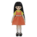 SFPY Cute BJD Doll 1/6 Ball Jointed Doll, with Clothes + Shoes + Wig, Full Set 28 cm 11 in Hand Made SD Doll, Resin DIY