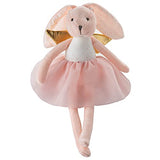 Bunny Stuffed Animal Lovely Bunny Toys, Long Ears Bunny Plush Toy Gifts for Kids Toddlers on Birthday Christmas, 12'' (Pink)
