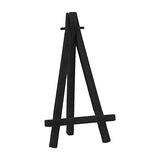 US Art Supply 6 inch Small Black Plastic Easels (Pack of 12 Easels)