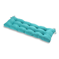 Greendale Home Fashions Outdoor 51-inch Bench Cushion, Teal