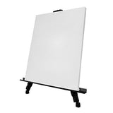 US Art Supply BLACK PISMO Lightweight Aluminum Field Easel - Great for Table-Top or Floor Use -