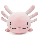 Niuniu Daddy Axolotl Plush Toys for Girls Boys- Glow in The Dark 23.6inches Large Realistic Axolotl Stuffed Animals for Kids/Toddler, Pink Kawaii Stuff Doll Plushies for Birthday Gifts