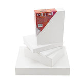 The Edge All Media Cotton Deluxe Stretched Canvas - Paintable Edges for Frameless Artwork Presentation, Superior Priming for Richness and Purity of Paint Colors - Box of 3 - [1.5" Deep | 24X36]