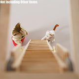 Odoria 1/12 Miniature Folding Attic Stairs Dollhouse Furniture Accessories