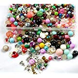 Cocoas Beads Starter Charmed Jewelry Making Bead Kit, with Findings, Bead Book,, Charms, Glass,