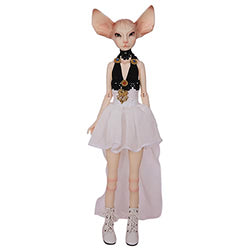 FEENGG BJD Doll 1/4 16" Ball Joint Doll SD Doll Full Set Clothes Makeup Wig Monster Big Ear Toy Birthday Festival Gift