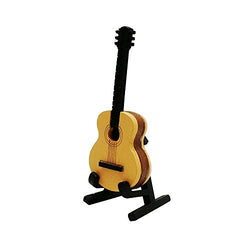 1:18 Cool Beans Boutique Miniature Dollhouse Musical Instrument DIY Kit – Classic Guitar (Assembly Required) – 1:18 Scale Miniature (1182005Guitar)