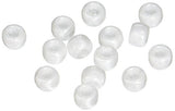 Darice Pony Beads (720/ Pack), 6mm by 9mm, Pearl White