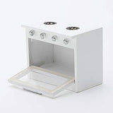 #N/A 1/12 Scale Dolls House Gas Stove for Miniature Collectors Crafters, Dollhouse Miniatures, White