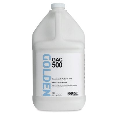 Golden Acrylic Polymer GAC-500 Extends Fluid Acrylics - 128 oz Jug