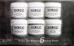 Golden Introductory Acrylic Gel Mediums & Molding Paste Set