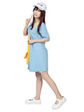 Cosfun Anime Cells at Work Platelet Cosplay Costume Full Set mp004169 (Women XS) Blue