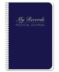 BookFactory Personal Medical Journal/My Medical History Logbook/Daily Medications Log Book/Medicine, Treatment, Doctor Visit Tracking Records - Wire-O, 100 Pages 6" x 9" (JOU-100-69CW-PP-(Medical))