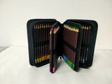 72 Oil Based Colored Pencils for Adults & Artists - Professional Pencils for Drawing, Sketching and Coloring Books - Soft Core Art Pastel Pencils Set w/Skin Tone in Metal Case - Adults & Kids