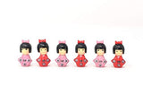 Cool Beans Boutique Miniature Figurines, Set of Japanese Kimono Girls, for Miniature Dollhouse, Cake Toppers, Miniature Terrarium Decorations, Miniature Garden Ornaments (Japanese Kimono Girls)