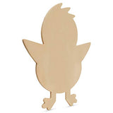 Easter Décor, Easter Chick Wood Cutout, Creative Wood Craft, 8 Inch, Pack of 1, by Woodpeckers