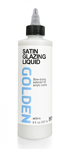 Golden Acrylic Glazing Liquid 8 Oz Satin