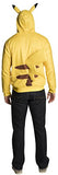 Rubie's Unisex Adult Pokemon Pikachu Hoodie, As Shown, Small