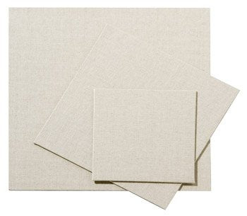 Pebeo 30 x30cm Natural Linen Canvas Board Clear Primed