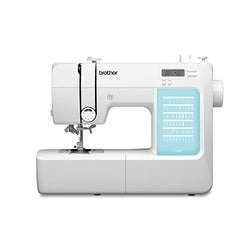 Brother CP60X Computerized Sewing Machine, 60 Built-in Stitches, LCD Display, 7 Included Feet, White