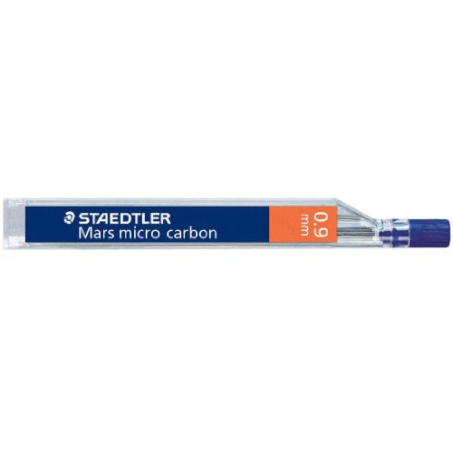 Staedtler Mars Micro Carbon 250 09 0.9mm HB Mechanical Pencil Lead (Pack of 12)