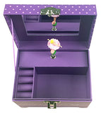 My Tiny Treasures Box Company Ballerina Music Box (Heart Ballerina Music Box - Purple)