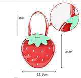 WILDFINDING Ita Bag Strawberry Fruit Shoulder Bag Satchel Backpack Casual Daypack-Kawaii DIY Cosplay Strawberry Daypack (Red)