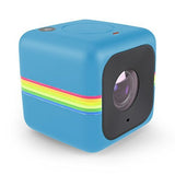 Polaroid Cube+ 1440p Mini Lifestyle Action Camera with Wi-Fi & Image Stabilization (Blue)