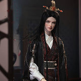 BJD Doll 1/3 SD Dolls Chinese Classical Style Male Doll Ball Jointed Doll DIY Toys with Clothes Outfit Shoes Wig Hair Makeup Best Gift for Boy