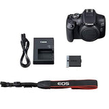 Canon EOS 2000D / Rebel T7 DSLR Camera Body Only (No Lens) + 32GB SD Card + More (Renewed)