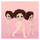 Camplab ·CAMPLAB· 6 Inch Movable Joints BJD Doll Princess Dolls Kawaii Cute Dolls with Full Set Clothes Shoes Wig Makeup DIY Make Dolls Crafts Cute Display Toys Best Gift for Girls (Color : I)