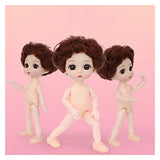 Camplab ·CAMPLAB· 6 Inch Movable Joints BJD Doll Princess Dolls Kawaii Cute Dolls with Full Set Clothes Shoes Wig Makeup DIY Make Dolls Crafts Cute Display Toys Best Gift for Girls (Color : A)