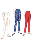 Vogue Patterns Misses' Shorts and Tapered Pants, 14-16-18-20-22", Orange