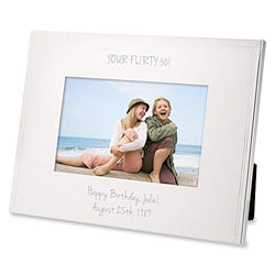 Things Remembered Personalized Silver Tremont 4 x 6 Landscape Picture Frame with Engraving Included