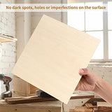 Dofiki 25 Piece 3mm Basswood Plywood Sheets 1/8" x11.8"x 11.8” Craft Plywood for Laser Cutting Engraving Wood Burning Building Model, 1/8 Inch Bass Wood Sheet 300x300x3mm Unfinished Wood