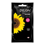 Dylon Premium Hand Fabric Tie Dye used Worldwide by Best Designers, Multi-Purpose, Suitable for Small Natural Fabrics, Permanent and Easy to Apply, Color: Sunflower Yellow, Size: 1.76 oz (50 grams)