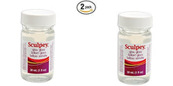 Polyform Sculpey Glaze, 1-Ounce, Glossy (2)