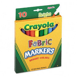Crayola 10-Pack Fabric Markers