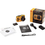 Kodak PIXPRO Astro Zoom WPZ2 20MP Digital Camera, 3" LCD Bundle with Lexar 64GB Memory Card, Deco Photo Camera Case, Vivitar Orange Camera Wrist Strap and Microfiber Cleaning Cloth