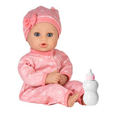 Adora Playtime Baby Doll Cozy Snowflake, 13 inch Soft Doll, Open/Close Eyes, Best Baby Girl Gift for Age 1+