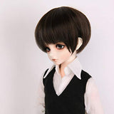 GHDE&MD BJD Doll 1/4 SD Dolls16.1 Inch with Full Set Clothes Shoes Wig Makeup Having Different Movable Joints SD Doll Boy for Girl As Gift,V White