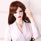 HGCY Customized BJD Doll 65Cm 26Inch Ball Jointed SD Dolls Basic Makeup Free to Change DIY Dolls, Best Gift for Girls, Make-Up and Dress Can Be Homemade, Can Be Used for Collection