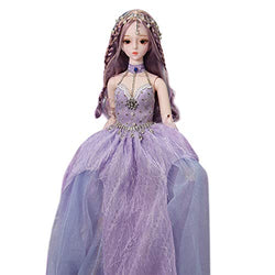 Dream Fairy Fortune Days Original Design 60 cm Dolls(with Gift Box), Series 26 Joints Doll, Best Gift for Girls (Violet)