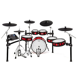Alesis Strike Pro Special Edition – Electric Drum Set with Full-Sized Kick Drum, Hybrid Wood-Shell Toms and Snare, 4 Cymbals, Hi-Hat and 45000 Samples