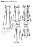 Simplicity 8096 Women's Plus Size Dress Sewing Pattern, Sizes 26W-32W